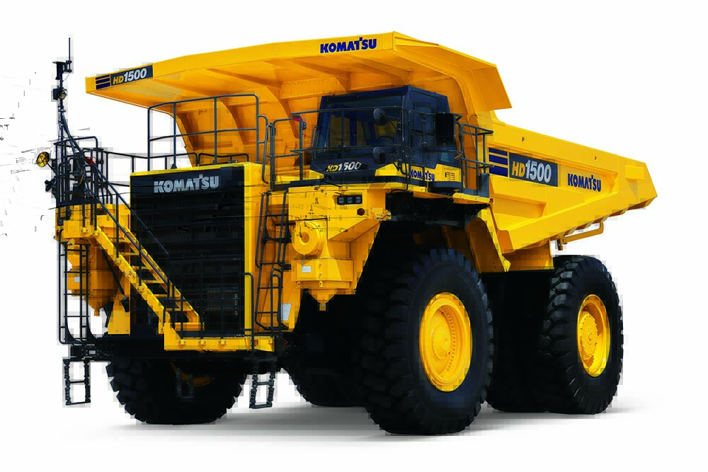 Komatsus nya 142 tons tipptruck, är den första CE-certifierade HD1500-modellen