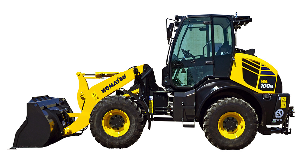 Komatsu Europe introducerar kompakthjullastaren WA100M-8. Effektiv – Tillförlitlig – Mångsidig.