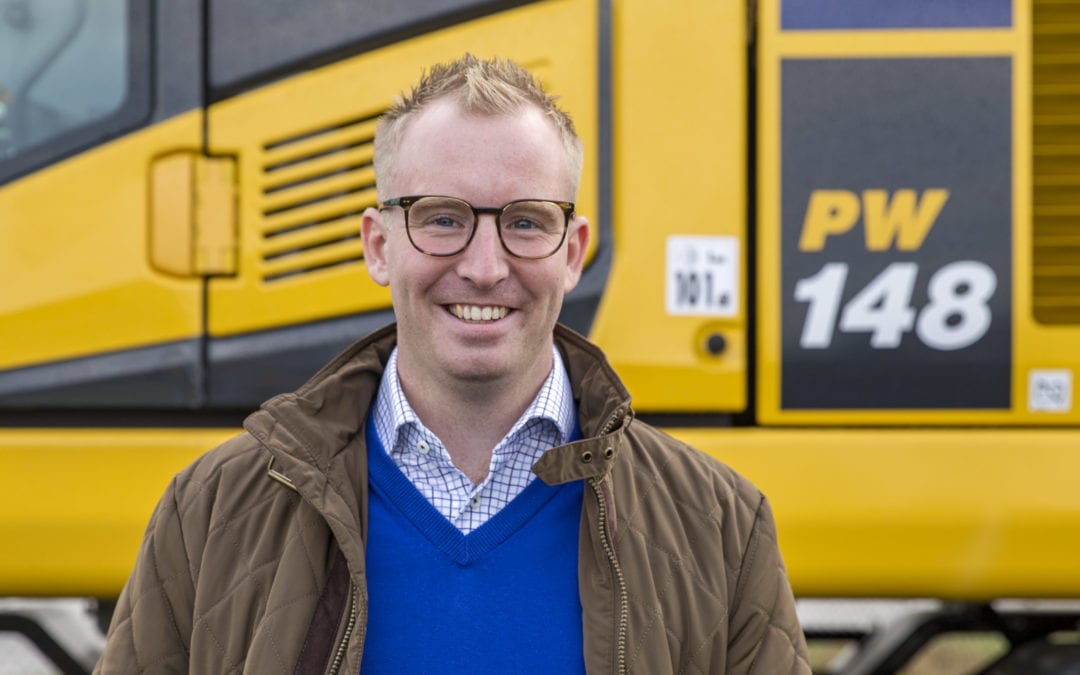 Anton Svensson ny säljare av Komatsu