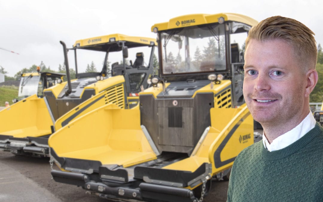 Tobias Rostedt produktchef för Bomag