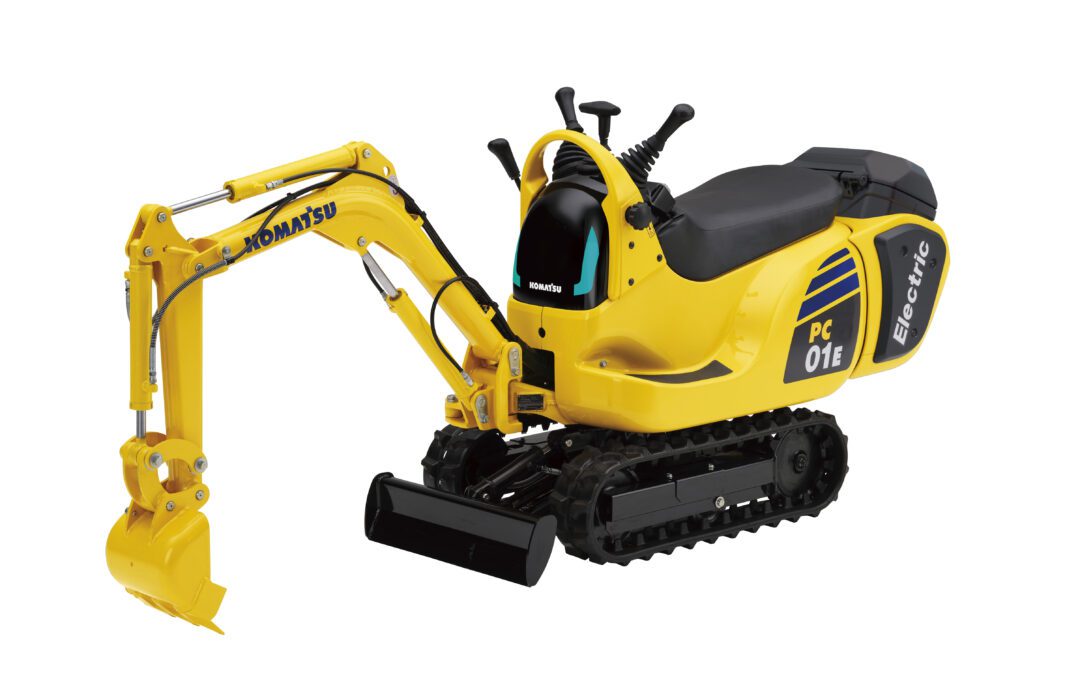Komatsu lanserar PC01E-1, en elektrisk mikrogrävmaskin