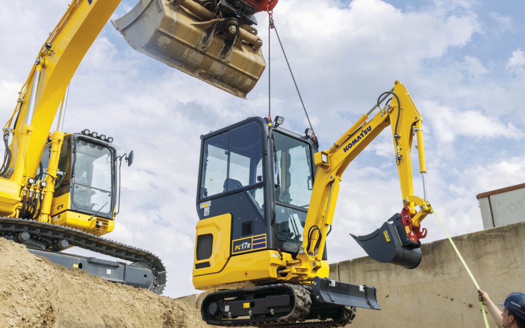 Komatsu Europe presenterar minigrävarna PC17R-5 och PC20R-5 med steg 5-motorer