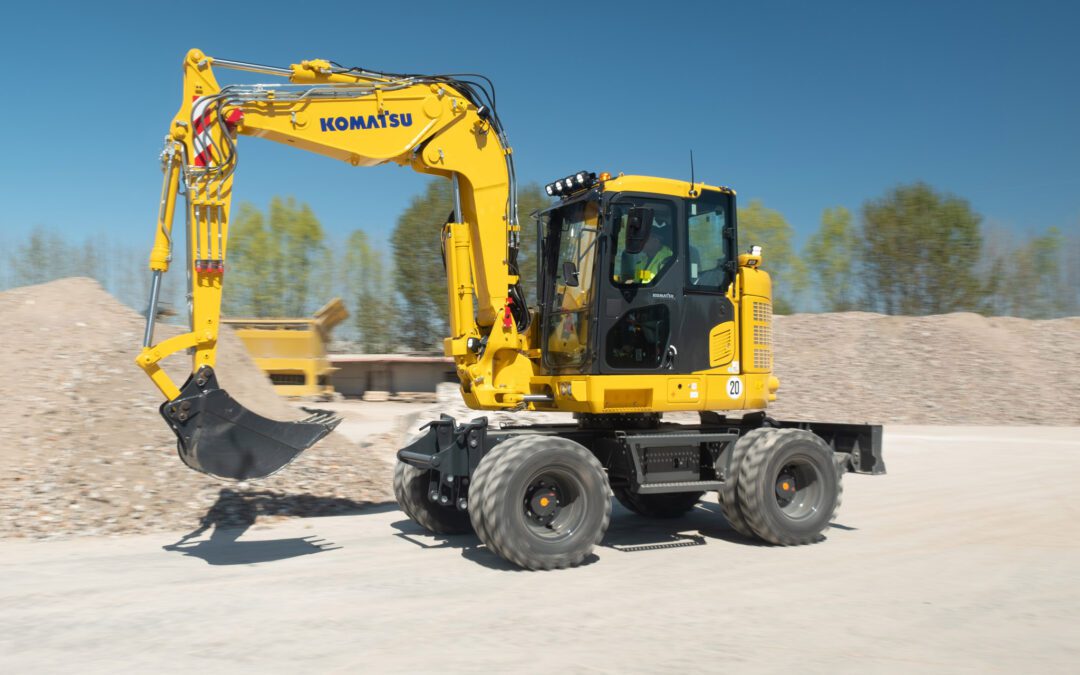Komatsu Europe lanserar den nya hjulgrävaren PW138MR-11 med steg 5-motor och hög prestanda