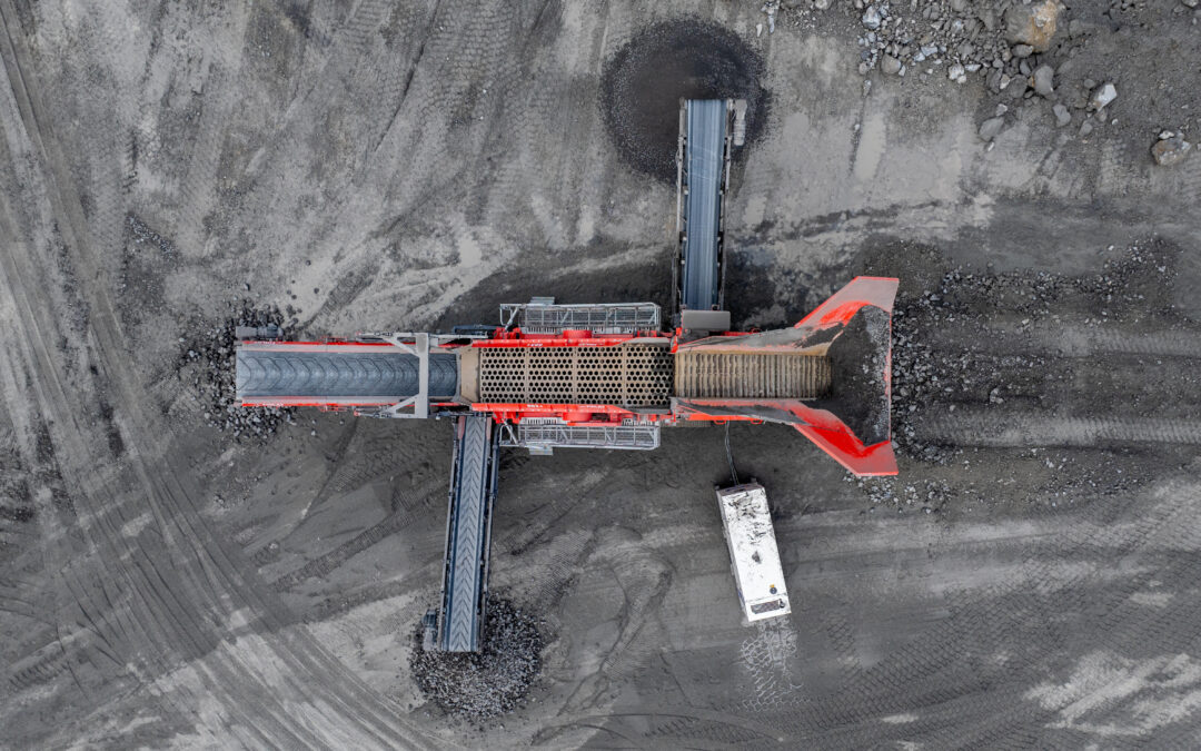 Framtiden är elektrisk med nya Finlay 883+ Electric grovsorterare