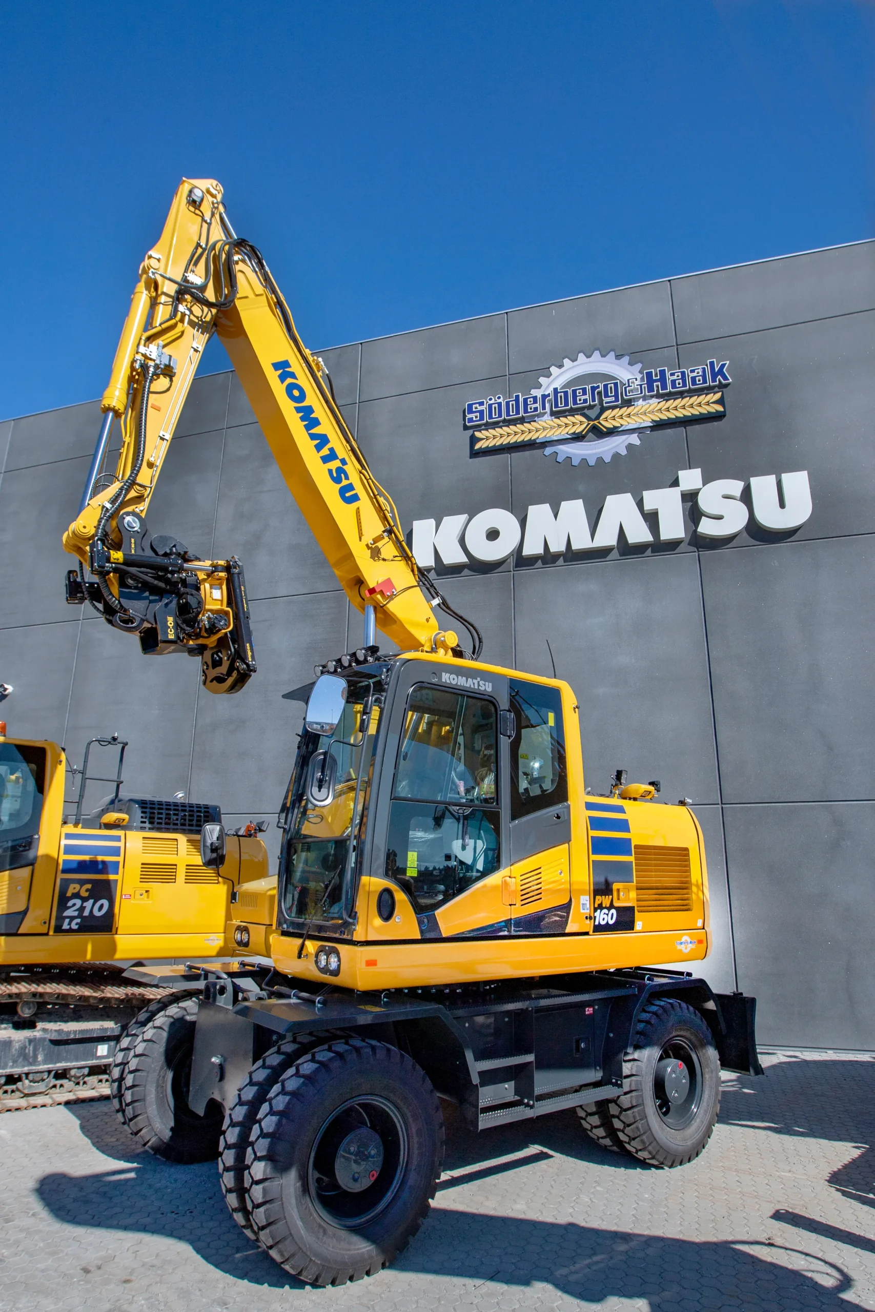 Maskinmässa med Komatsu – provkörning i Rosersberg 24-25 maj